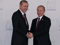 Реджеп Тайип Эрдоган и Владимир Путин