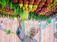 Самаритяне празднуют Суккот на горе Гризим. Фоторепортаж