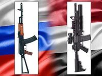 АКС-74 и М4  