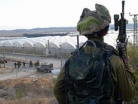 Военные в районе Натив а-Асара