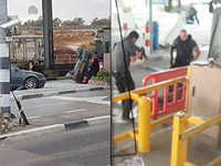 Водитель на угнанном автомобиле попытался прорвать КПП 