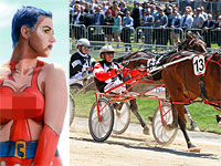 Trotting Cup: скачки, шляпки, бодиарт. Фоторепортаж