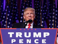 Дональд Трамп выступил с победной речью