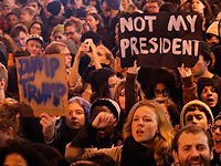 Сторонники демократов протестуют после победы Трампа. Фоторепортаж