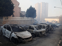 Сильные пожары в Хайфе, множество пострадавших