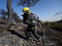 В некоторых районах Иудеи и Самарии продолжаются пожары
