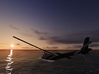 Иранский спасательный вертолет потерпел крушение над Каспийским морем