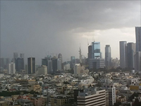 Первая зимняя буря после двухнедельной засухи в Израиле