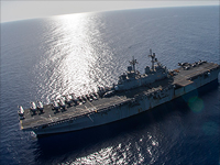 Американские десантные корабли вошли в восточное Средиземноморье