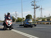 ДТП в районе А-Шарон, тяжело ранен мотоциклист