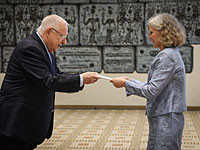 Президент Ривлин принял верительные грамоты от пяти новых послов
