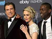 Джон Траволта, Сара Полсон и Стерлинг К. Браун  на церемонии Critics Choice 2016