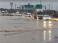 Последствия зимнего шторма в Израиле