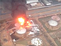 Пожар на нефтеперерабатывающем заводе привел к загрязнению воздуха в районе Хайфы