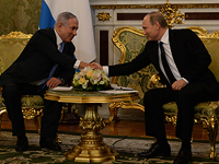Путин поздравил Нетаниягу с Новым годом 