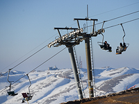 Горный курорт Хермон открылся для посетителей, толщина снежного покрова 40 см