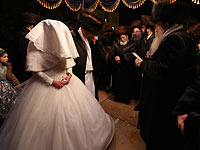 Свадьба хасидских династий Кретшниф и Сигет в Бейт-Шемеше. Фоторепортаж