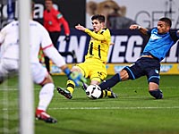 Ройс получил красную карточку. 