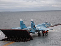 Су-33 на палубе авианесущего крейсера 