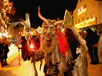 Раунахт в Баварии: Баба Яга Перхта и другие персонажи. Фоторепортаж