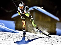 Дарья Домрачева после рождения дочери вернулась в большой спорт