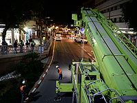 Из-за работ на площади Дизенгоф изменен порядок движения автотранспорта