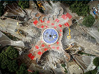 Реконструкция площади Дизенгоф: Тель-Авив временно остался без поющего фонтана. Фоторепортаж