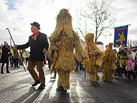 Фестиваль соломенного медведя под Лондоном: проводы зимы. Фоторепортаж
