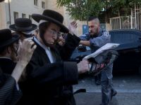 Ультраортодоксы проводят  акцию протеста против призыва в ЦАХАЛ