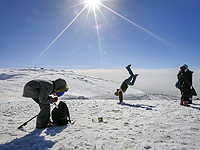 Январская погода на склонах Хермона. Фоторепортаж