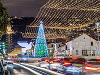 Вечер в Хайфе перед Рождеством. Фоторепортаж