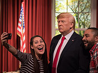 45-й президент США Дональд Трамп в музее Мадам Тюссо. Фоторепортаж