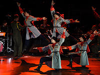 Коллектив Хора Красной Армии под руководством генерала В.П.Елисеева начинает гастроли в Израиле
