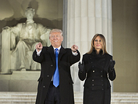 Дональд и Меланья Трамп. 19 января 2017 года