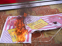 Газа против переноса посольства США в Иерусалим: в Рафахе сожгли портреты Трампа