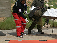 Тело араба, пытавшегося совершить