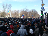 Марш памяти Бориса Немцова в Москве. 26 февраля 2017 года