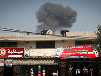 Сектор Газы во время ответной операции израильских ВВС. Фоторепортаж