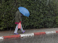 Град и наводнение в Эйлате, был закрыт аэропорт