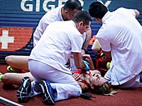 Чемпионат Европы: чешская бегунья потеряла сознание после падения в квалификационном забеге