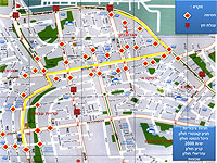 Пуримный карнавал в Холоне, список перекрываемых улиц