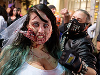 Пурим 2017: нашествие зомби в Тель-Авиве. Фоторепортаж