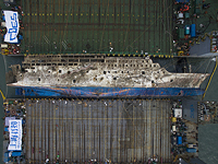 Три года после катастрофы: паром Sewol поднят на поверхность. Фоторепортаж