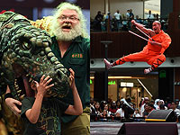 От динозавров до мастеров кунг-фу: грандиозное открытие Mall of Qatar. Фоторепортаж 
