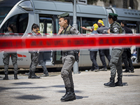 Теракт в иерусалимском трамвае. Фоторепортаж