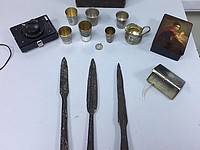 Предметы, обнаруженные в багаже у пассажира