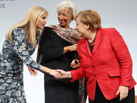 Иванка Трамп в Берлине: очаровательна и возмутительна. Фоторепортаж
