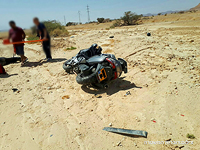 ДТП около Эйлата, тяжело травмирован мотоциклист