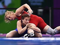 Чемпионат Европы по борьбе: Илана Кратыш проиграла во второй схватке, Марк Попов - в первой