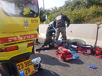 ДТП в Холоне, мотоциклист получил тяжелые травмы